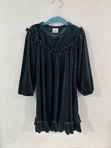 Exclusive Of Decoration Girls Dress Green Holiday Dress Size 5 - Picture 1 of 3