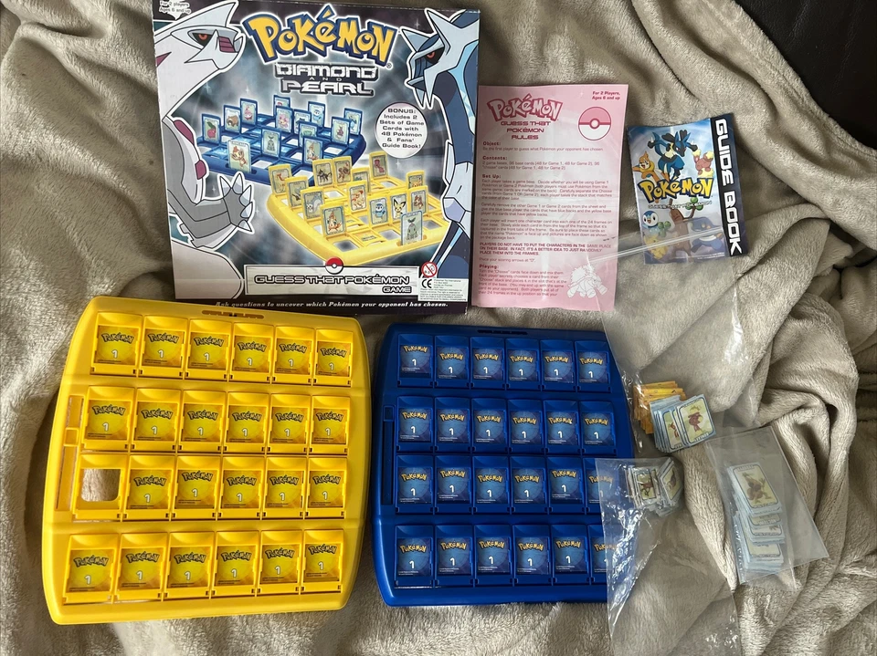 Игра Pokémon Diamond And Pearl Guess That Who Game Pressman почти полная - Изображение 1 из 4