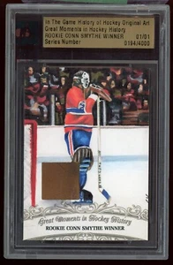 2012-13 ITG History Of Hockey Original Art Great Moments # Ken Dryden 1/1 - Picture 1 of 2