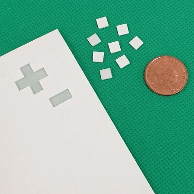 PEBBLE ELEVEN 440 DOUBLE SIDED SELF ADHESIVE FOAM PADS Small Craft Sticky Fixing Tab Pack 5mm