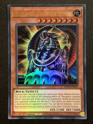 Pharaonic Guardian Sphinx | MP22-EN070 | Ultra Rare | 1st Edition | YuGiOh TCG - Image 1 of 3