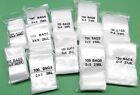 Reclosable Bags Assortment 1200 Clear 2mil Bags 5 Sizes 2x3 3x3 3x4 3x5 4x4