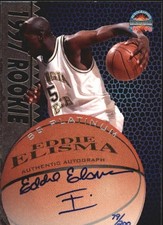 1997 Score Board Autographed BK Platinum Autographs #13 Eddie Elisma /200