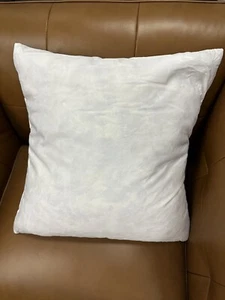 NEW *HEAVY WEIGHT FEATHER THROW PILLOW * 20 x 20 - Picture 1 of 3
