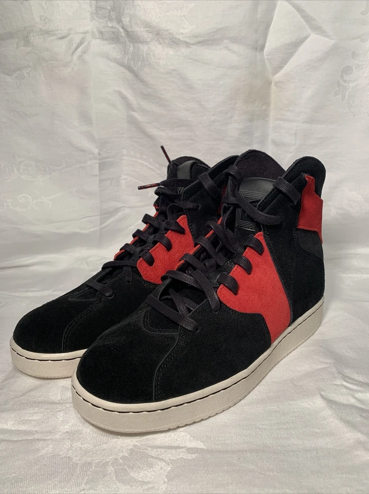 NUEVO Nike Air Jordan Westbrook 0.2 - Zapatos de gamuza negros y rojos (854563 001) Talla 8 Foto 1 de 4