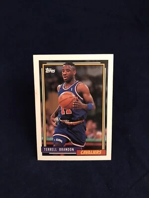 1992 Topps  #69 Terrell Brandon  Cleveland Cavaliers  Basketball Card - Image 1 of 3