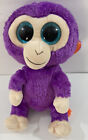 Ty Grapes Purple Monkey Plush Beanie Boos 9" Stuffed 2015