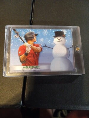 2021 Topps Holiday Walmart ALEX KIRILLOFF RELIC RC Twins WRC-AK - Image 1 of 2
