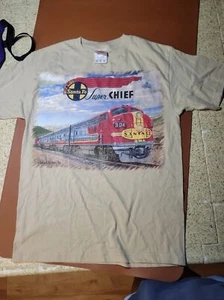 Vintage Santa Fe Super Chief Train 04 T-Shirt Dimond Star Tag - Bild 1 von 6