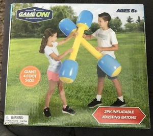 Paquete de 2 bastones inflables Jumbo para interiores y exteriores para juego de juguete de fiesta en piscina - Imagen 1 de 17