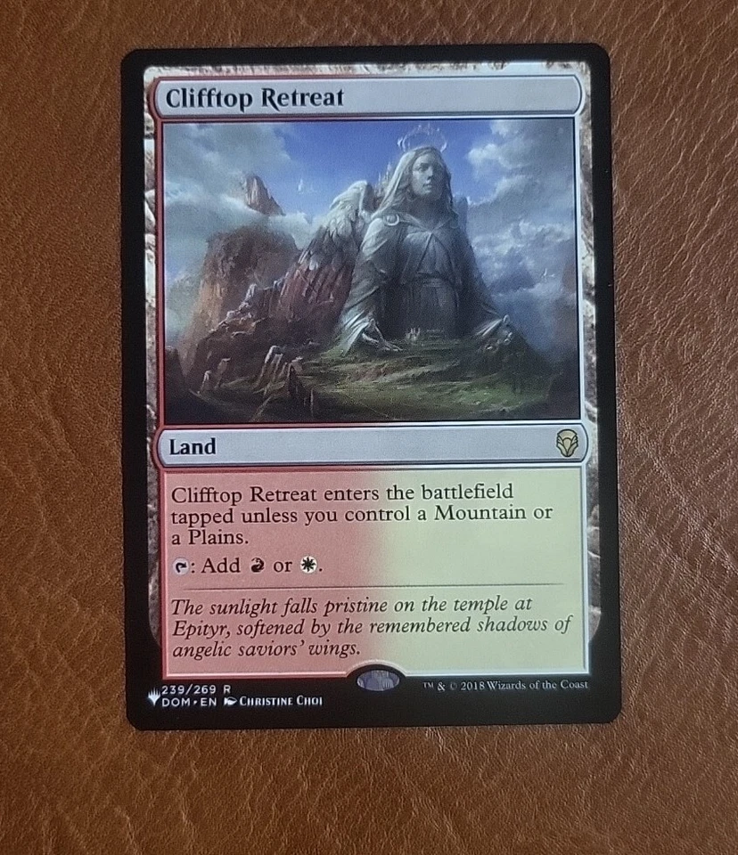 NM Clifftop Retreat THE LIST REPRINT Dominaria 239/269  - Image 1 of 1