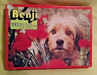 BENJI PUZZLE 1976 COMPLETE JOE CAMP'S #138-3 100 PC WADDINGTON'S HOUSE GAMES. - Image 1 of 4