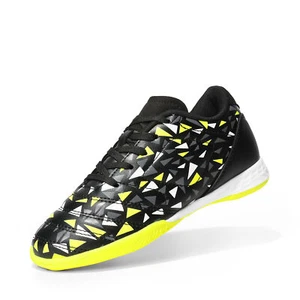 Kids Boys Girls Soccer Shoes Youth Indoor Soccer Cleats Lace Up Athletic Shoes - Picture 1 of 10