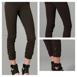 DL1961 Size 27 Black Jogger Pant Mid Rise NEW NWOT Cropped City Cinch - Picture 1 of 13