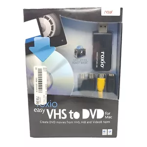 New Roxio Easy VHS to DVD for Mac | VHS Hi8 V8 Video to DVD/Digital Converter - Picture 1 of 6