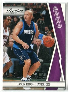 2010-11 Prestige Jason Kidd Bonus Shots PURPLE PARALLEL #23 29/49 HOF MAVS - Foto 1 di 1