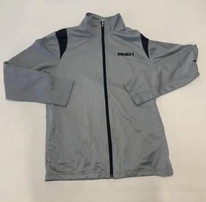 AND1 Jacket Kids Boys Teens Gray  Sweatshirt Size S/ - Picture 1 of 6