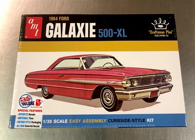 AMT 1964 FORD GALAXIE 500-XL MODEL-KIT CRAFTSMAN PLUS SERIES 1/25 SCALE - Image 1 of 4