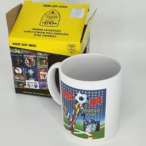 WORLD CUP Panini FIFA Heritage Ceramic Mug USA 1994 OFFICIAL - Picture 1 of 6