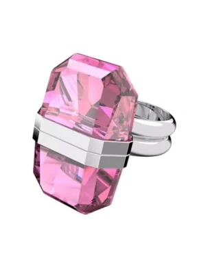 Swarovski Atelier Lucent ring Magnetic closure, Pink, Rhodium plated - Image 1 of 4
