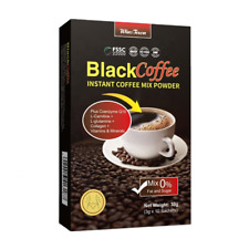 Black Instant Coffee Fat Burning Weight Loss Slim Instant Energy Coffee 30g