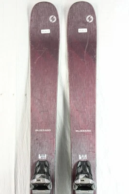 19-20 Blizzard Black Pearl 98 Used Womens Skis w/Bindings 166cm #978729 - Image 1 of 4