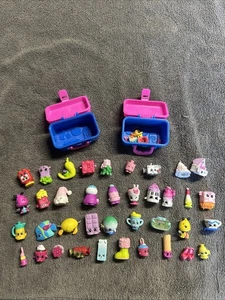 SHOPKINS Lot of 38 Random Characters-with 2 Storage Cases With Accessories - Picture 1 of 8