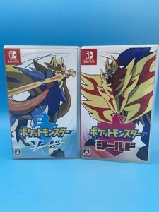 Pokémon Spada e Scudo Nintendo Switch Set Giappone Inglese CIB - BELLO! - Foto 1 di 7