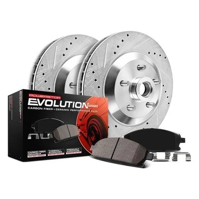 PowerStop K5084 Brake Kit For Ford E-450 Super Duty 2003-2007 Front Foto 1 de 4
