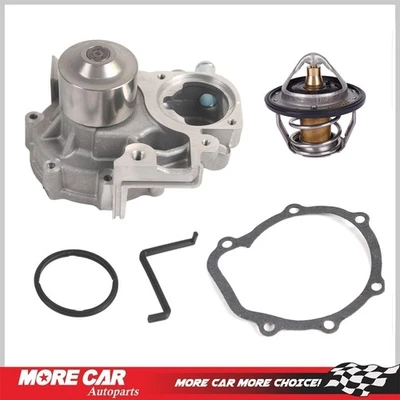Water Pump & Thermostat for 06-12 Subaru Forester Impreza Legacy Outback 2.5L - Image 1 of 4