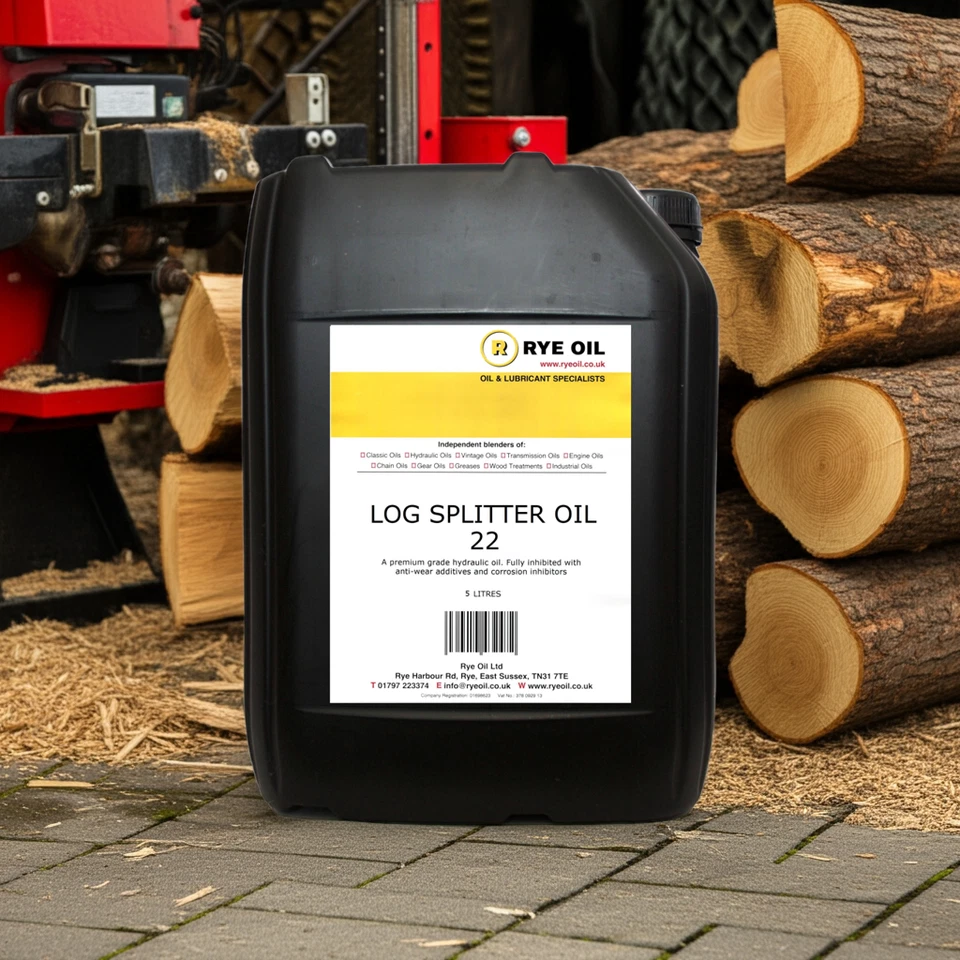RYE OIL LOG SPLITTER OIL 5 LITRE VG22 20L DIN 51524