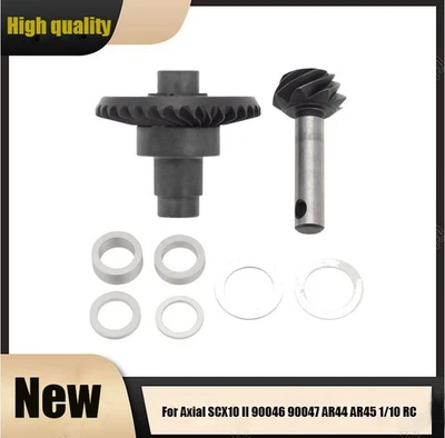 Steel Diff Gears 8T-33T for Axial SCX10 II 90046 90047 AR44 AR45 1/10 RC AAU - Image 1 of 4