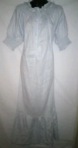 Dondolo Maxi Cotton Long Blue L Lounge Dress New NWT - Picture 1 of 5