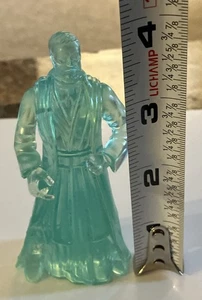 Vintage LFL Kenner 1997 Vintage Star Wars Obi Wan Kenobi Green Spirit Hologram - Picture 1 of 3