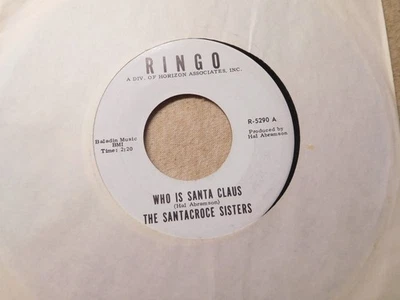 The Santacroce Sisters ~ Who is santa / Just before Christmas - RINGO promo 5290 - Image 1 of 2