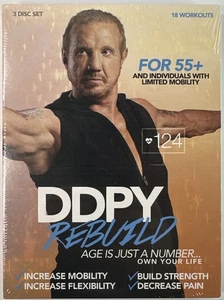 DDPY Rebuild 3 Disc DVD Trainingsset für 55 Plus Mobilität Stärke Flexibilität Fi - Bild 1 von 5