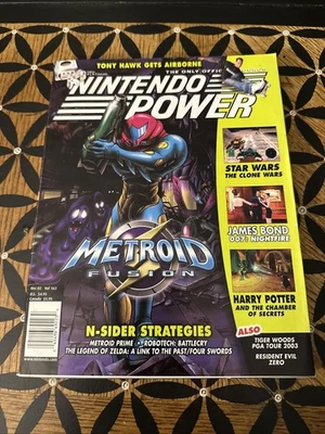 Nintendo Power Volume #163 Metroid Fusion (Dec 2002) w/ Poster And Inserts - Image 1 of 4