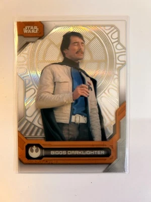 TOPPS STAR WARS HIGH TEK 2024 BIGGS DARKLIGHTER  THRONE ROOM #13. - Image 1 of 2