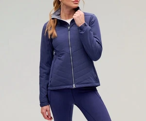 NUEVA Chaqueta Jillian Zero Restriction Mujer Pequeña Acolchada Azul #L118L Nueva con Etiquetas - Imagen 1 de 8