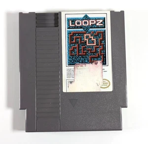 Loopz (Nintendo Entertainment System, 1990) NES - Authentic Tested & Working - Picture 1 of 5
