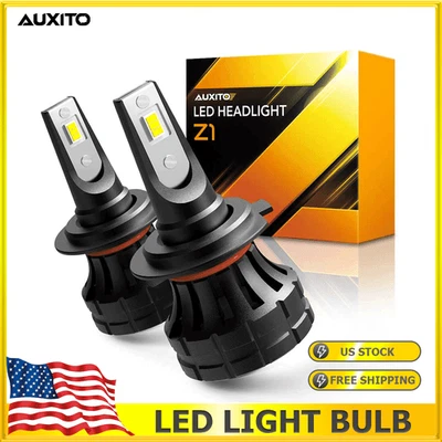 H7 LED Headlight for Bulbs Mercedes Benz SL S SLK E C CL Class Hi Low Beam 6000K - Image 1 of 4