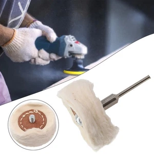 Polish Cloth Wheel Brush Head Grinder Shank Buffing Accessory Rotary Tool - Picture 1 of 48
