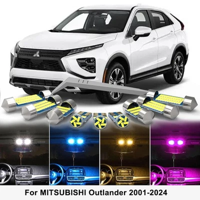 LED Interior Light Bulb Kit For Mitsubishi Outlander / Sport 2001-2023 2024  - Image 1 of 4
