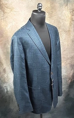 Chaqueta blanda PETER MILLAR corona artesanal ventana MF23XJ07 Doli 48L $1295 nueva con etiquetas Foto 1 de 4