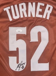 Myles Turner Signed Autographed Texas Longhorns Jersey JSA COA - Picture 1 of 5