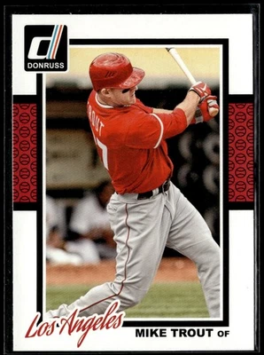 Mike Trout 2014 Donruss #112 Los Angeles Angels - Image 1 of 2