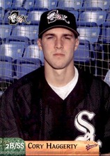 2003 Great Falls White Sox Multi-Ad 6 Cory Haggerty Ilion New York Baseball Card