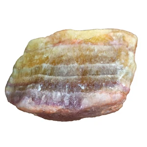 Gelb Violett Fluorit Rohstein 0,6Kg Regenbogenfluorit Kreativität Nr.X Fluorite - Imagen 1 de 8