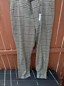 Express Men's Dress Pants Size 36x32 Plaid Slim Fit - Picture 1 of 6
