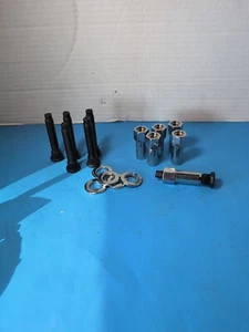 10  MOROSO 3"  STUDS ,10 OPEN END WELD RODLITE 1/2-2 LUG NUTS /KNURL .615 - Picture 1 of 1